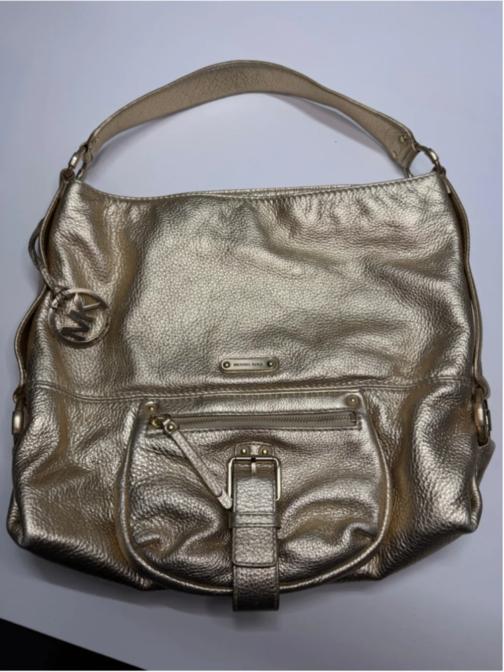 Women's Michael Kors Gold Hobo Bag One Size